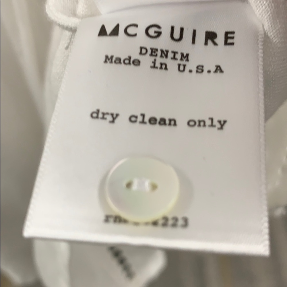 Dylan top. Linen w ruffles by Mcguire denim - Picture 5 of 6